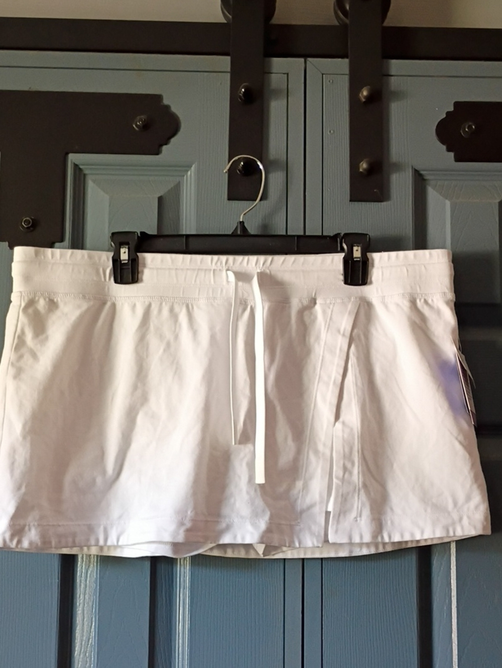 JoyLab White Athletic Skort with Drawstring